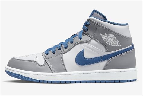 nike jordans 1 mid blue|jordan mid 1 true blue.